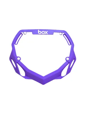 Box Two Number Plate Purple